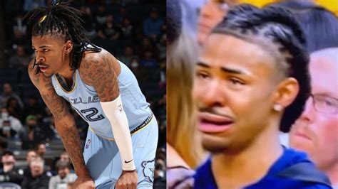 Grizzlies Star Ja Morant Gets Snapchat Crying Filter Treatment After