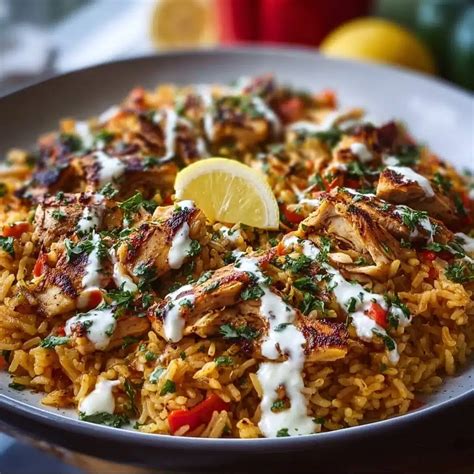 pot chicken shawarma rice recipe