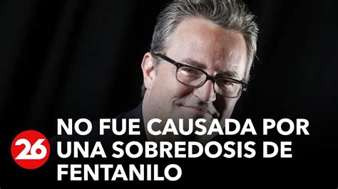 Revelan primer examen toxicológico de Matthew Perry tras su extraña