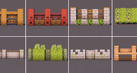 Minecraft 20 idées de design pour vos murs et murets Minecraft fr