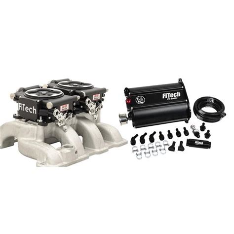 Fitech 35262 Go Efi 2x4 Kit W Force Fuel Delivery System Black