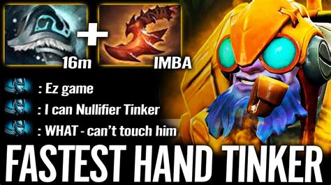 Pro Tinker Show His Fast Hand Nonstop Spam Skill Counter PA Dota 2