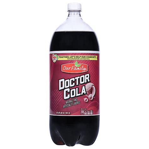 Our Family Soda, Doctor Cola 67.6 Fl Oz | 2 Liters Soda | VG's Grocery