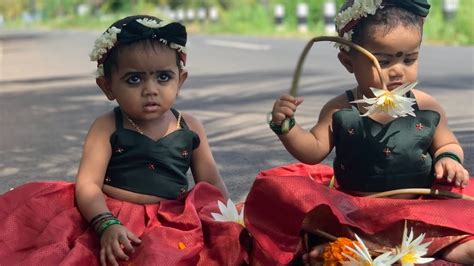 Thumbi And Richus Onam Celebration Cutiepie Richu Thumbi Babyshorts