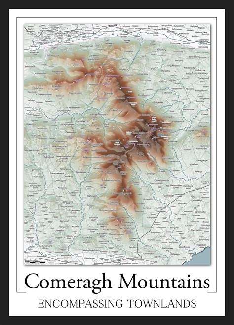 Geomaps Local Irish Townland Poster Maps