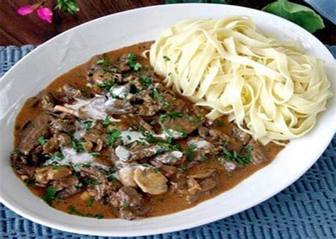 Beef Stroganoff As In Russia Recipe Just A Pinch Recipes