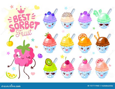 Cartoon Shaved Ice In Cup With Spoon Vector Illustration ...