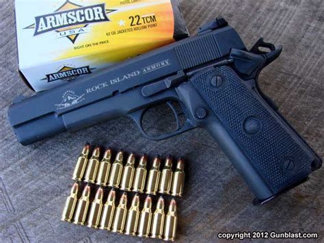 22 TCM/9x19mm Combo 1911 Semi-Automatic Pistol from Rock Island Armory