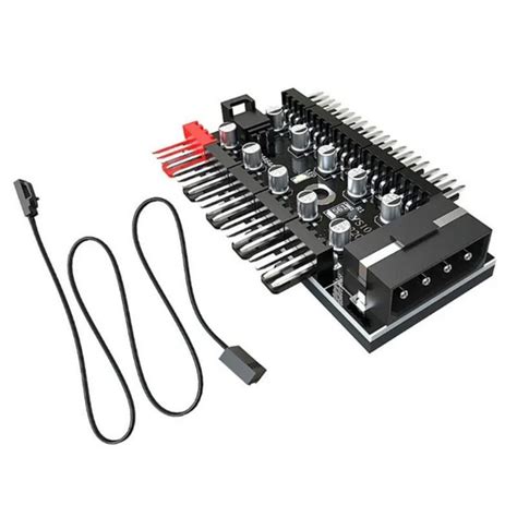 Разветвитель для вентиляторов на 10 кулеров 4pin (MOLEX) / хаб для ...