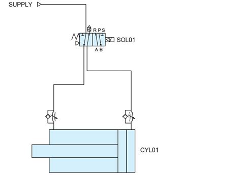 How To Draw Pneumatic Circuit Diagram Wiring Flow Line