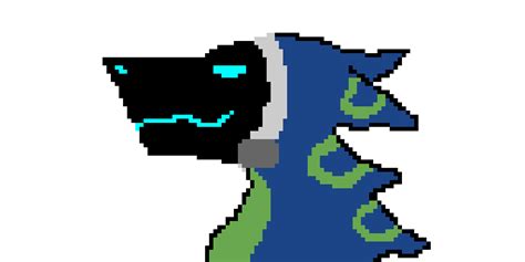 Protogen 0 0 0 0 pixel art