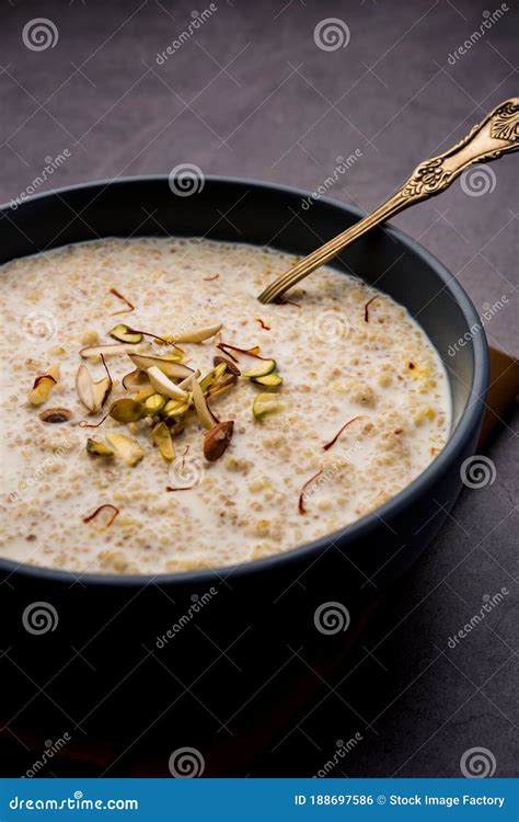 Daliya Kheer Or Meetha Dalia Is A Delicious And Healthy Indian Dessert