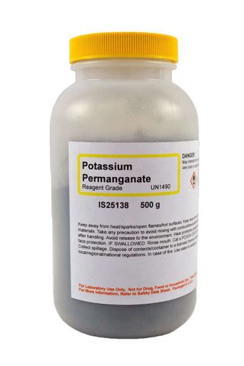 Aldon Chemicals Potassium Permanganate Reagent 500g Geyer Instructional Products