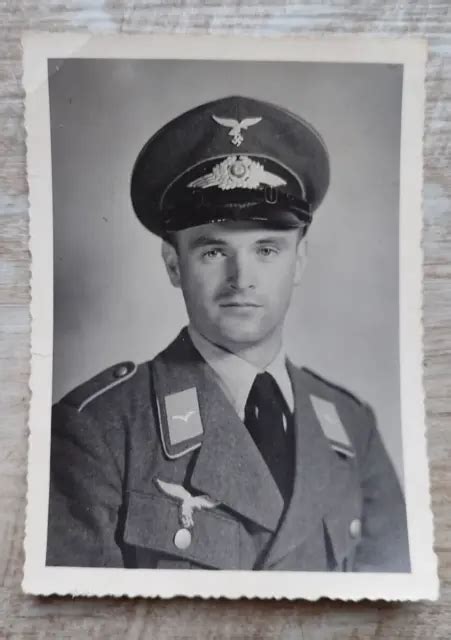 SOLDAT KAMERAD PILOT Portrait Wehrmacht Front 2 WK 8 5x11 5 Orig