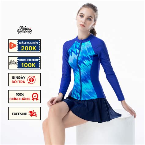 O B I L N L Bikini Passport Ki U Tay D I Kh A Tr C M U Xanh Indigo Bs In Shopee