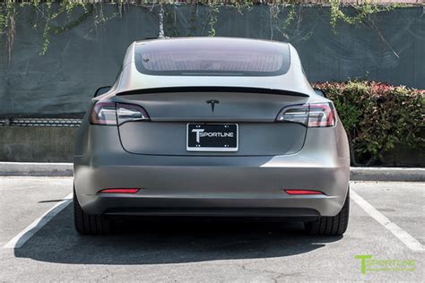 Tesla Model 3 Carbon Fiber Executive Trunk Spoiler T Sportline Tesla Model S 3 X And Y