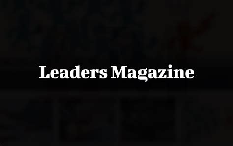 Leaders Magazine