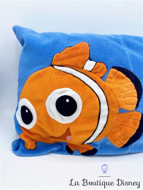 Coussin N Mo Squiz Disney Store Oreiller Bleu Le Monde De N Mo Poisson