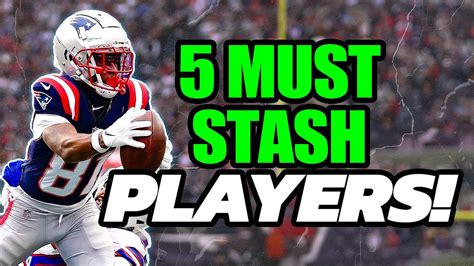 Must Stash Players For Dynasty Football Youtube