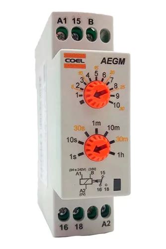 Rele Temporizador Timer Relógio Aeg 15m 94 242vca 24v Frete grátis