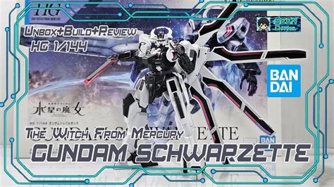 Unbox Build Review Hg Gundam Schwarzette Anime Gunpla