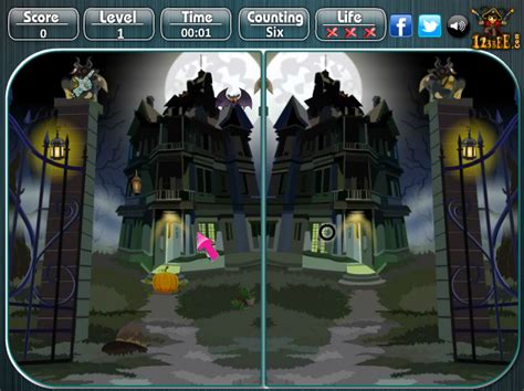 Halloween Spot The Difference Play Online On Flash Museum