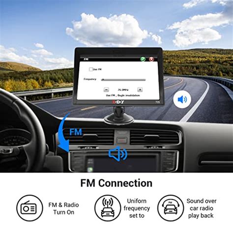 XGODY Navigation GPS pour voiture 2024 Cartes 7 pouces Systèmes de