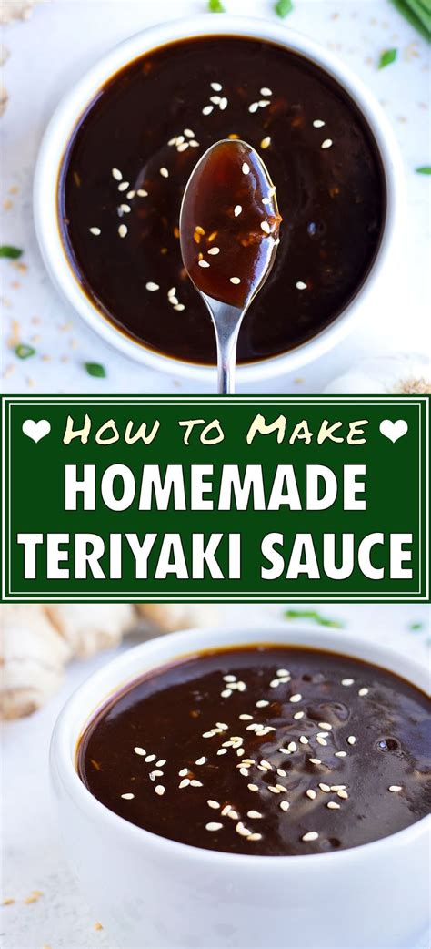 Easy Teriyaki Sauce Recipe Evolving Table Recipe Teriyaki Sauce Recipe Homemade Teriyaki