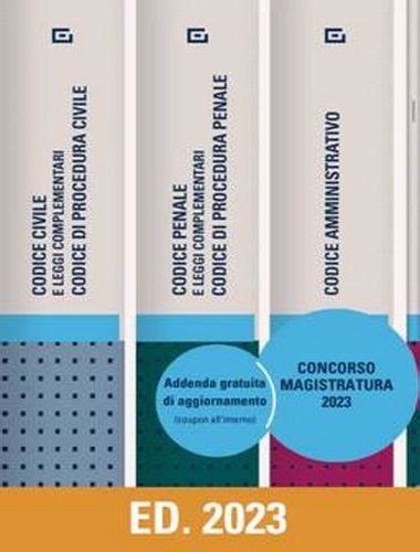 Kit Codici Civile Penale Amministrativo Magistratura Libreria