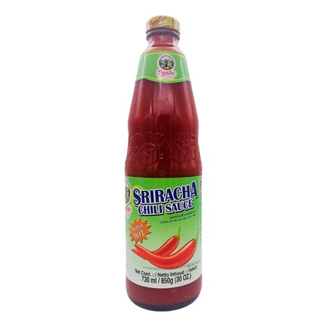 Sriracha Chilli Sauce Medium Hot 730ml By Pantai Thai Food Online