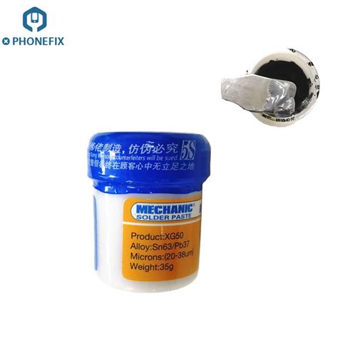 Паяльная паста механик XG-50 Sn63/Pb37 флюс паяльной пасты Мобильный ...