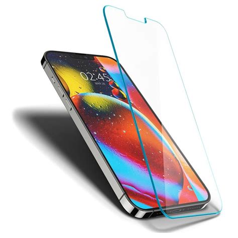 Protector De Pantalla Spigen Glas TR Slim Para IPhone 13 Pro Max