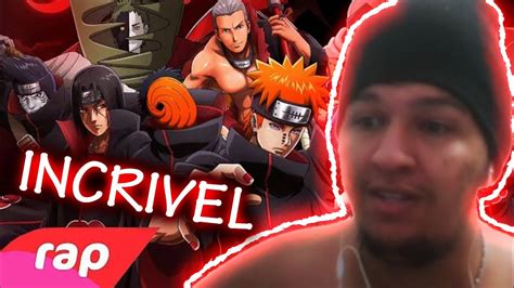 REACT Rap Da Akatsuki Naruto OS NINJAS MAIS PROCURADOS DO MUNDO