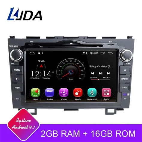 LJDA 2 Din Android 9 1 Car Radio For Honda CRV CR V CR V 2006 2011 Car