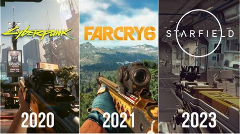 Starfield VS Cyberpunk VS Farcry 6 Direct Comparison YouTube