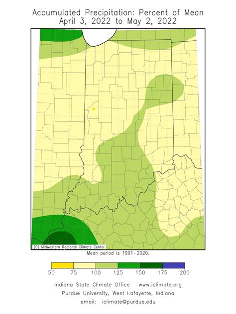 Cool Temperatures and Variable Precipitation Observed Over the Last 30 Days | Purdue University ...