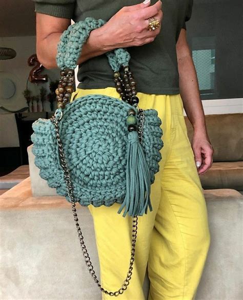 Fabulous Handmade Crochet Bags Purse And Cluthes Design Collection For Women Cartera Tejida A