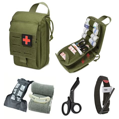 Tactical Molle First Aid Kit Edc Pouch Emergency Medical Bag Emt Ifak