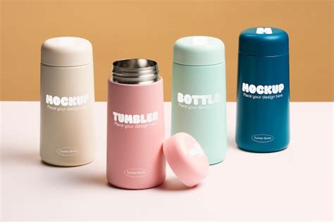 Premium Psd Elegant Tumbler Mockup Design