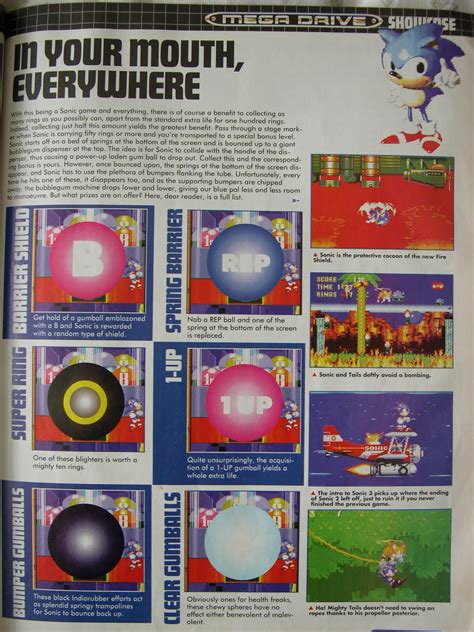Sega Ages: UK Official Sega Magazine #2 February 1994 Sonic 3 Showcase