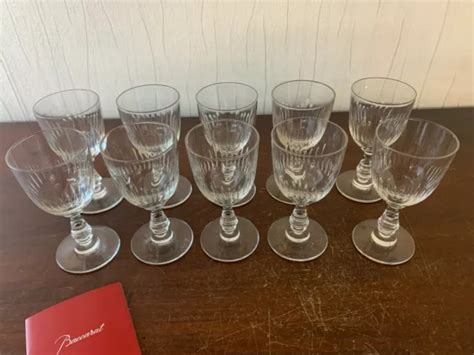 Anciens Verres Porto Mod Le Gondole Cristal De Baccarat Prix