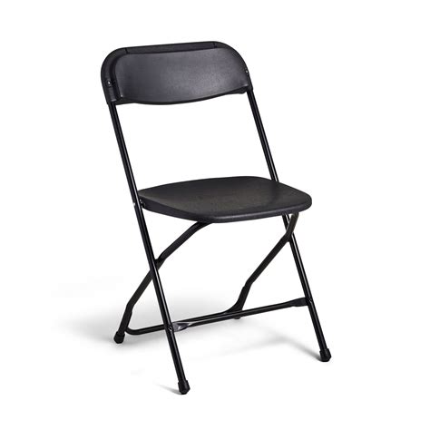 Fred Folding Chair – Black - Salters Hire