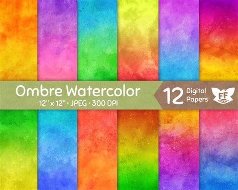 Ombre Painted Pattern Background