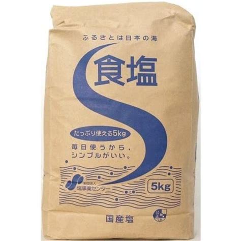 財団法人 塩事業センター 日本産（国産塩） 食塩（日本の海水） 5kg×2袋 20230521001525 01417アマノストア