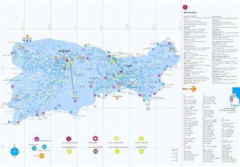 Capri tourist map Capri Island, Tourist Map, Amalfi Coast, Places To Go ...