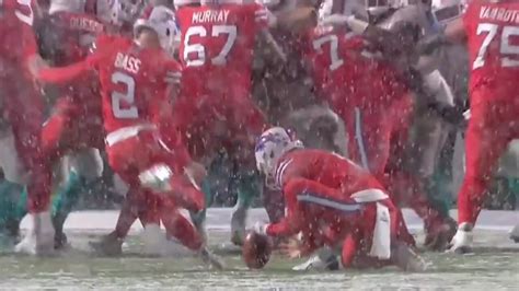 Bills Make Snow Angels As Game Winning Fg Vs Dolphins Sends Them T