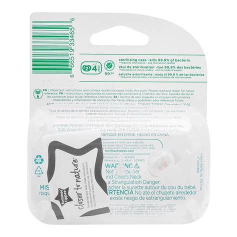 Order Tommee Tippee Night Time Soother For 0 6 Months 2 Pack 533465