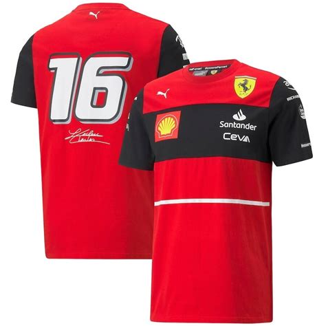 Camisa Ferrari Leclerc