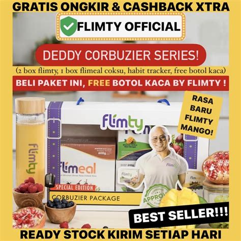 Jual PAKET FLIMTY DAN FLIMEAL DEDDY CORBUZIER SERIES PELANGSING MINUMAN