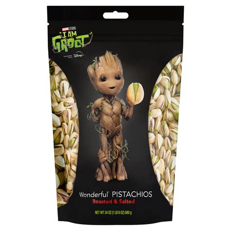 Wonderful Pistachios Roasted And Salted Groot 24 Oz